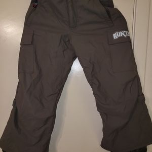 Burton Exile Cargo Snow Pants Youth Size Small